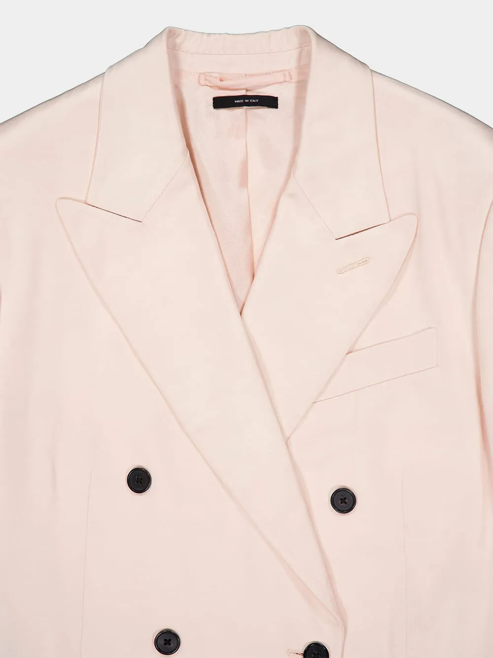 Light Pink Double-Breasted Blazer sold by Fashion Clinic product image thumbnail 3