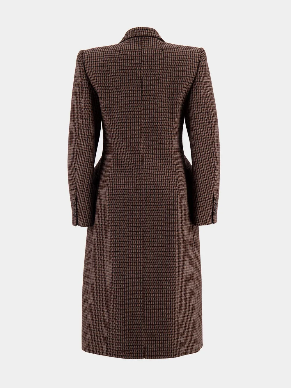 Checked Double-Breasted Coat sold by Fashion Clinic product image thumbnail 2