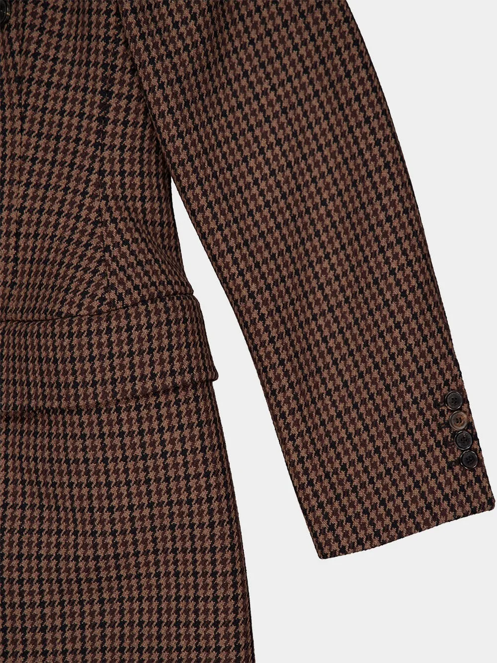 Checked Double-Breasted Coat sold by Fashion Clinic product image thumbnail 4