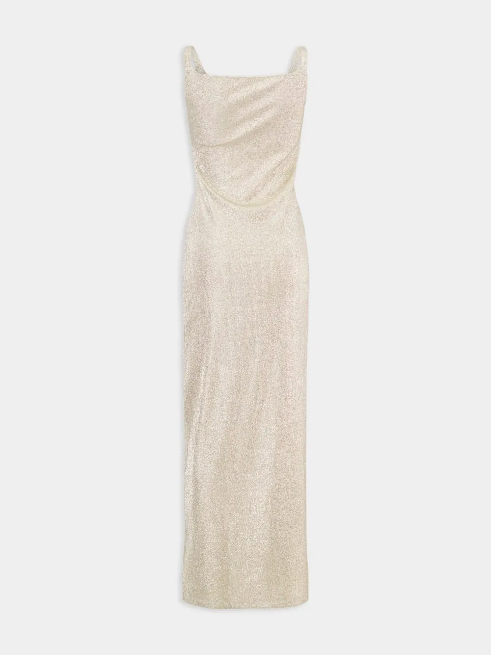 Button-Embellished maxi dress sold by Fashion Clinic product image thumbnail 4