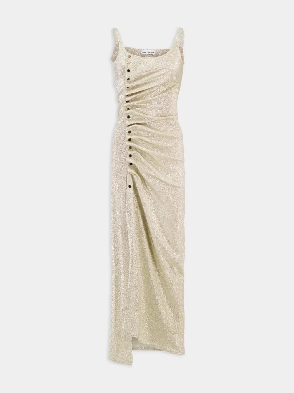 Button-Embellished maxi dress sold by Fashion Clinic product image thumbnail 2