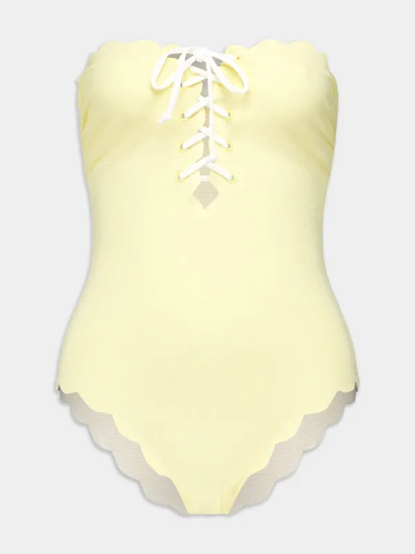 Chesapeake Lace-Up Swimsuit sold by Fashion Clinic