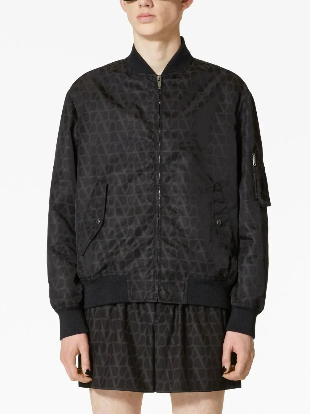Toile Iconographe-Print Bomber Jacket sold by Fashion Clinic product image thumbnail 2