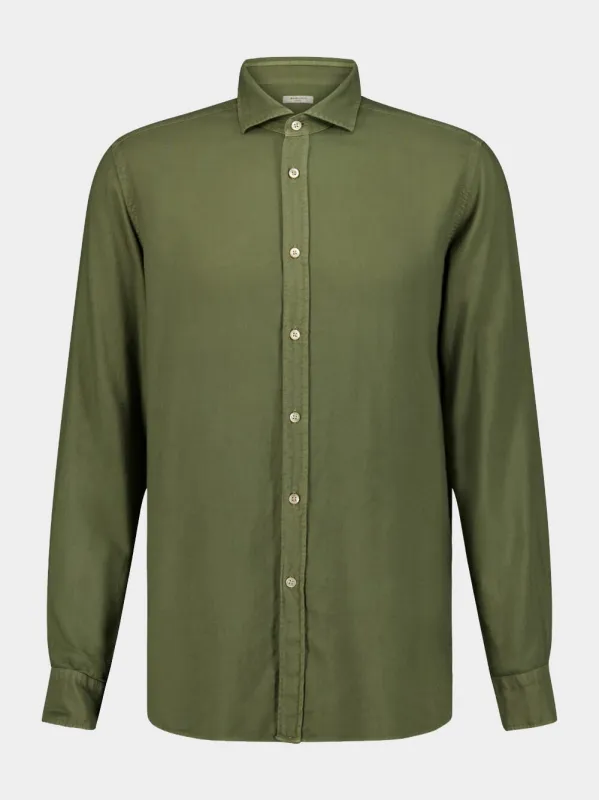 Long-Sleeve Buttoned Shirt sold by Fashion Clinic