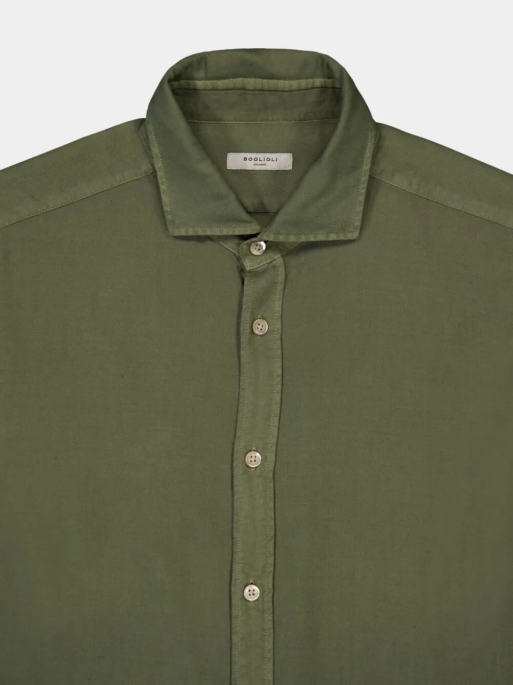 Long-Sleeve Buttoned Shirt sold by Fashion Clinic product image thumbnail 3