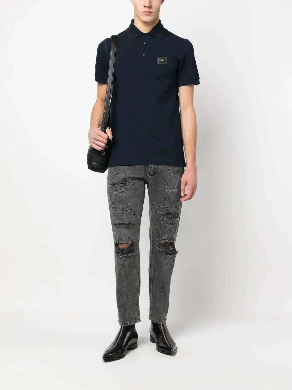 Cotton Piqué Polo Shirt sold by Fashion Clinic product image thumbnail 2