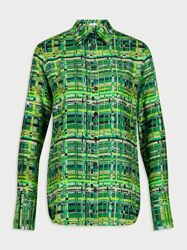 Long Sleeved Check Shirt sold by Fashion Clinic