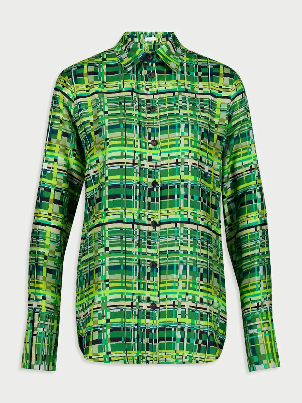 Long Sleeved Check Shirt sold by Fashion Clinic