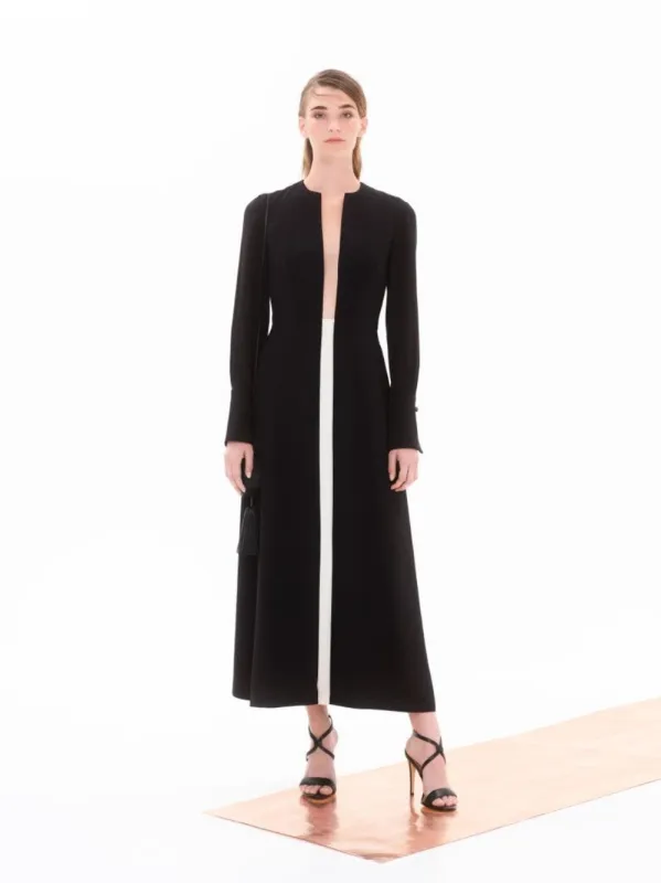 Hestia Monochrome Panel Midi Dress sold by Fashion Clinic