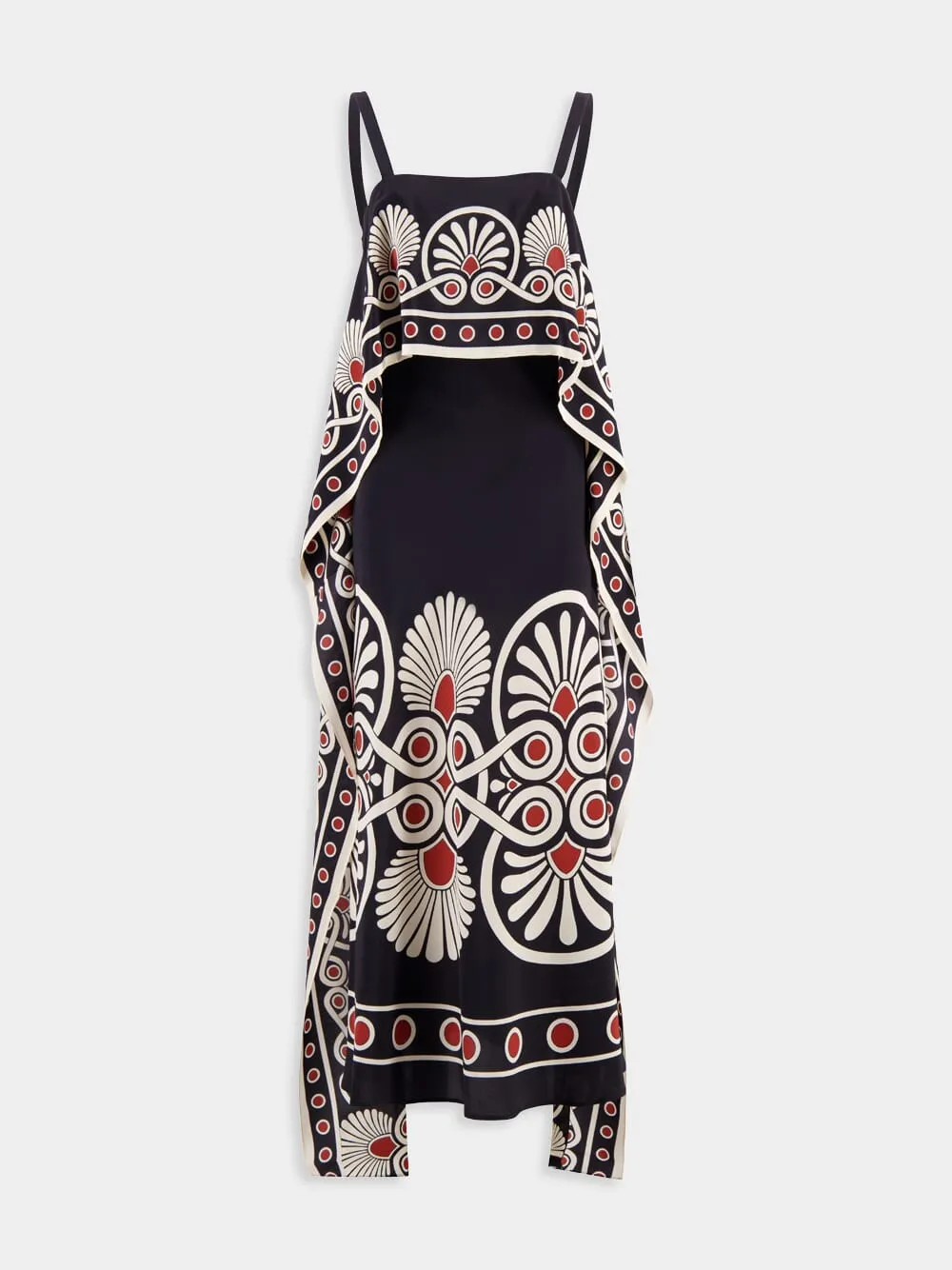 Medallion Placée Black Slip-Around Dress sold by Fashion Clinic product image thumbnail 2