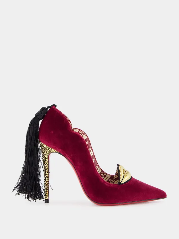 Hot Chick Kiss Velvet 100mm Pumps sold by Fashion Clinic