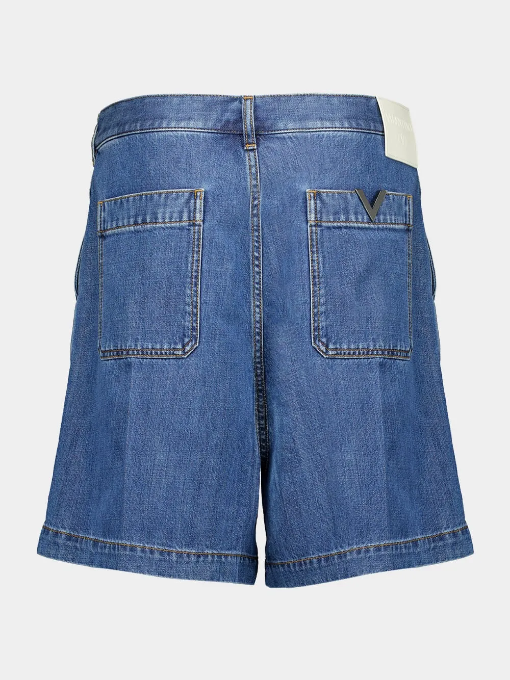 Denim Bermuda Shorts sold by Fashion Clinic product image thumbnail 2