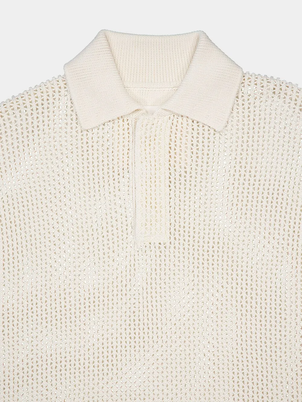 Crochet Polo Shirt sold by Fashion Clinic product image thumbnail 5