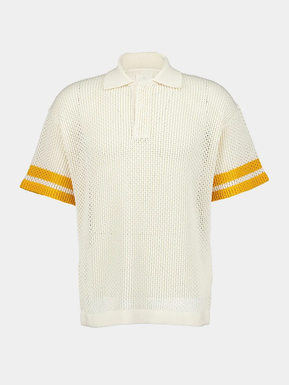 Crochet Polo Shirt sold by Fashion Clinic