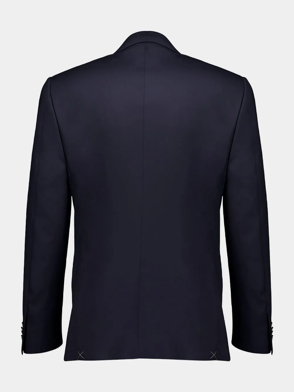 Single-Breasted Wool Navy Suit sold by Fashion Clinic product image thumbnail 3