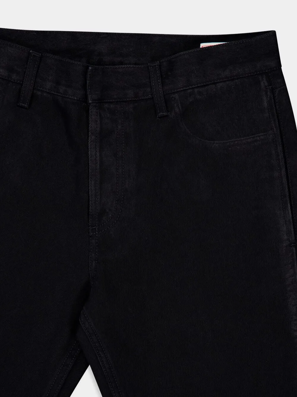 Logo Patch Straight Jeans sold by Fashion Clinic product image thumbnail 3