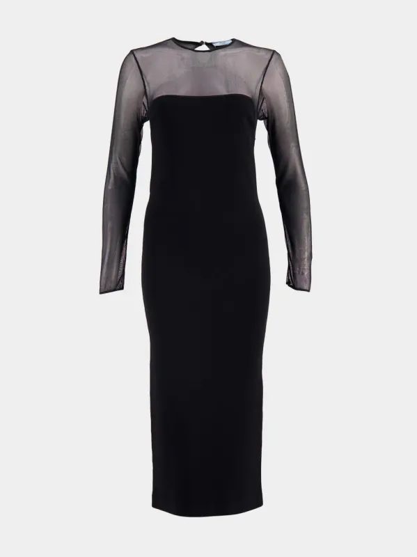 Black Midi Dress sold by Fashion Clinic