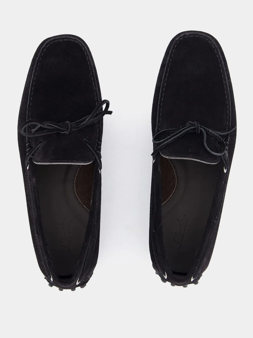 Black Suede Driving Shoes sold by Fashion Clinic product image thumbnail 4
