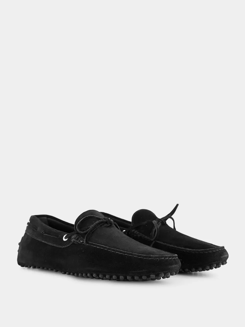 Black Suede Driving Shoes sold by Fashion Clinic product image thumbnail 3
