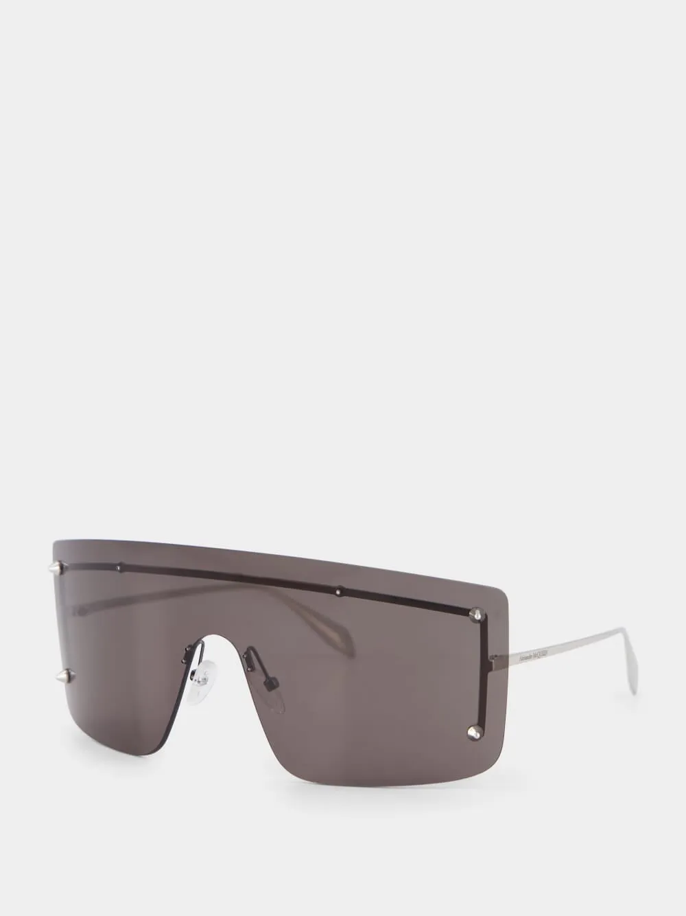 Smoke Spike Studs Mask Sunglasses sold by Fashion Clinic product image thumbnail 3