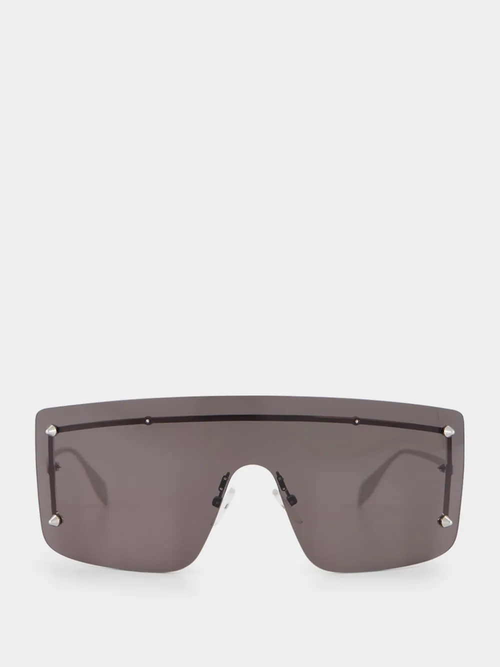 Smoke Spike Studs Mask Sunglasses sold by Fashion Clinic