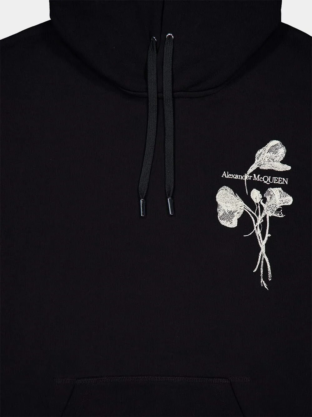 Embroidered Cotton Hoodie sold by Fashion Clinic product image thumbnail 3