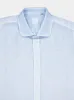 Sky Blue Linen Shirt sold by Fashion Clinic