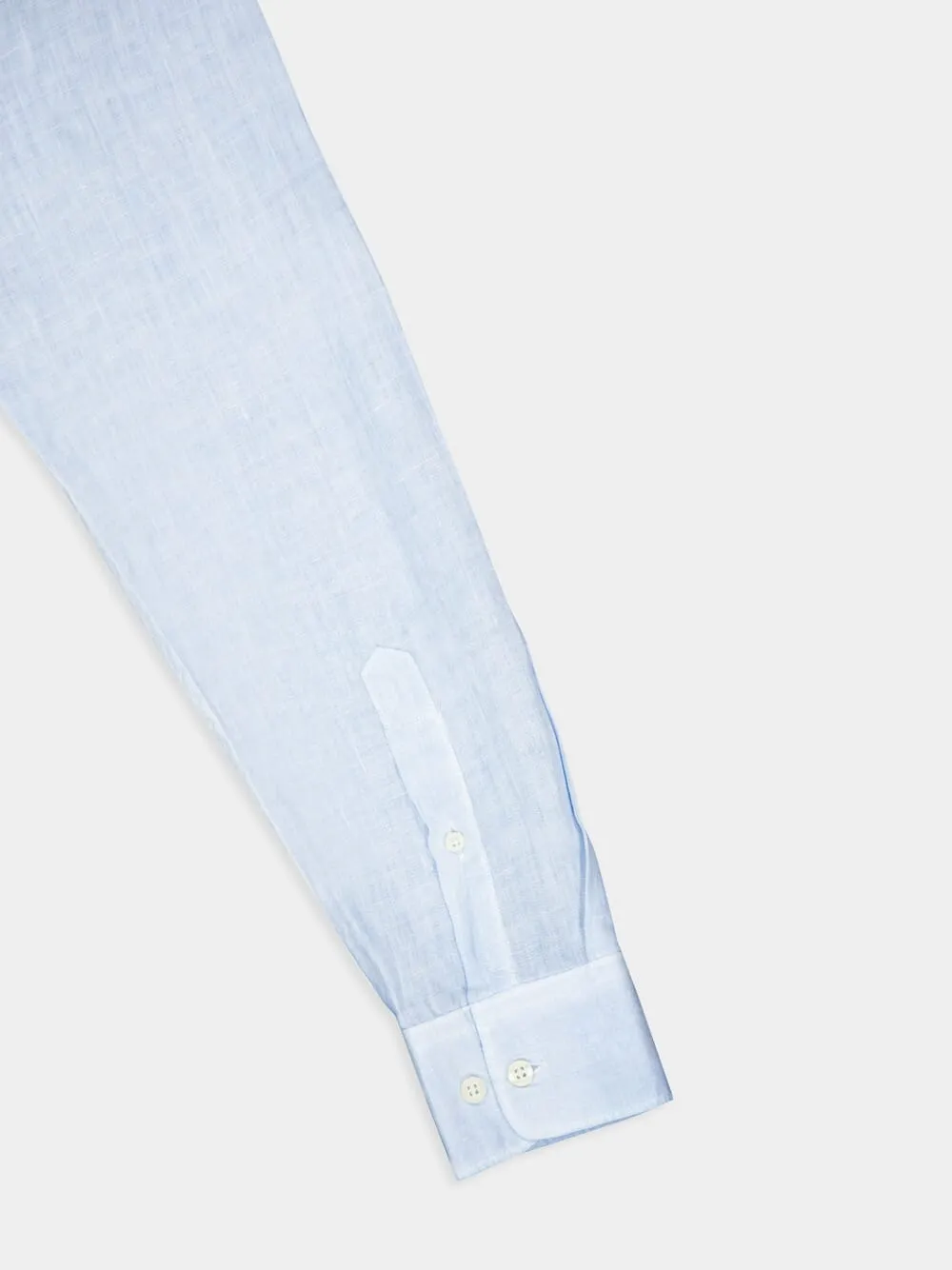 Sky Blue Linen Shirt sold by Fashion Clinic product image thumbnail 4
