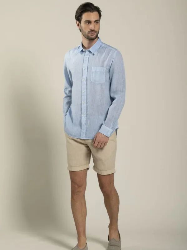 Mermaid Linen Shirt sold by Fashion Clinic