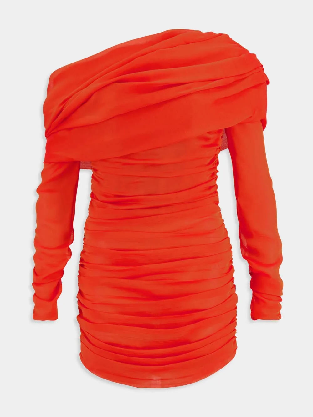 Silk Muslin One-Shoulder Dress sold by Fashion Clinic