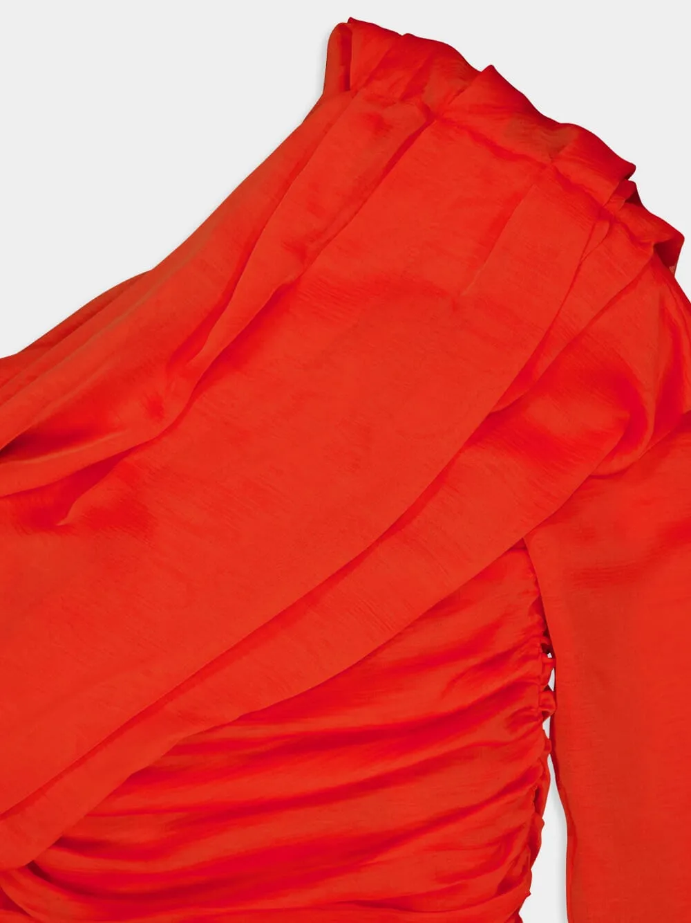 Silk Muslin One-Shoulder Dress sold by Fashion Clinic product image thumbnail 4