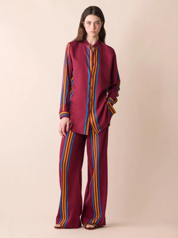 x Marrakshi Electra Hand-Woven Striped Shirt sold by Fashion Clinic