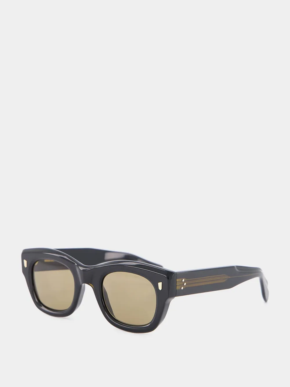 Olive On Black 9261 Cat Eye Sunglasses sold by Fashion Clinic product image thumbnail 3