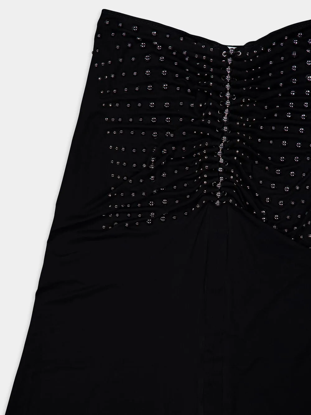 High-Waisted Studded Skirt sold by Fashion Clinic product image thumbnail 5