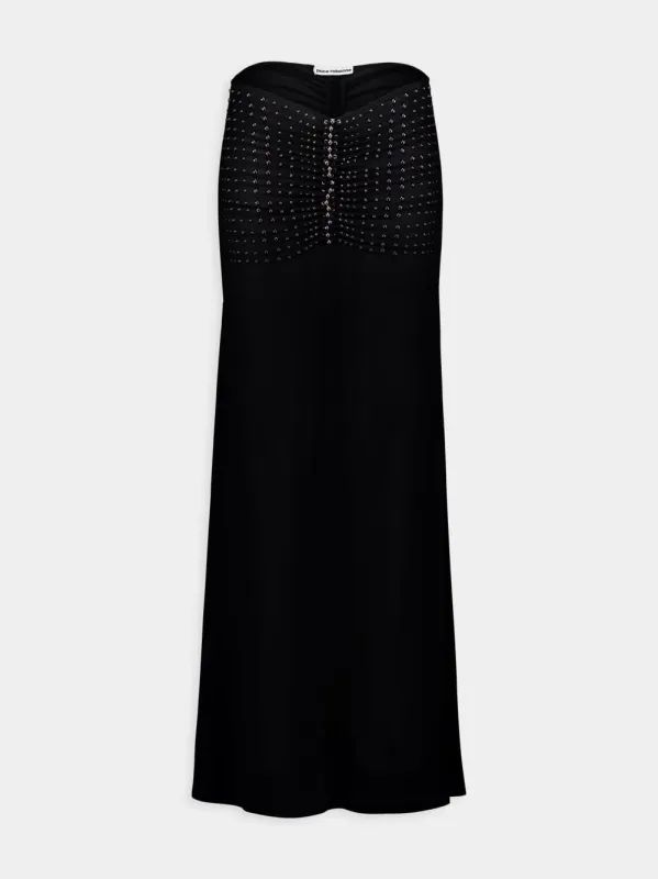 High-Waisted Studded Skirt sold by Fashion Clinic