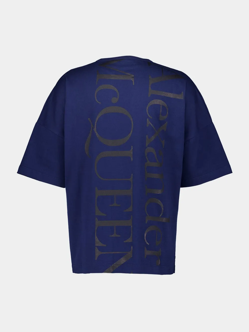 Exploded Logo Oversized Blue T-Shirt sold by Fashion Clinic product image thumbnail 2