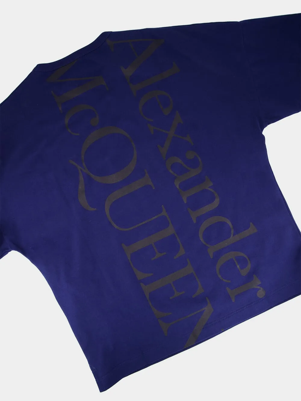 Exploded Logo Oversized Blue T-Shirt sold by Fashion Clinic product image thumbnail 4