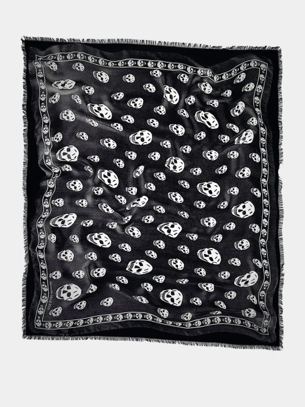 Skull Print Scarf sold by Fashion Clinic