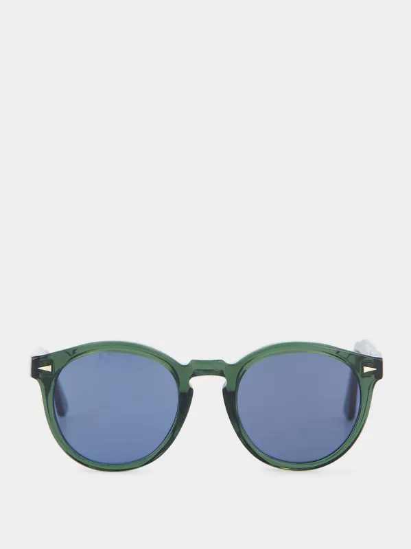 Saint Germain Green Sunglasses sold by Fashion Clinic