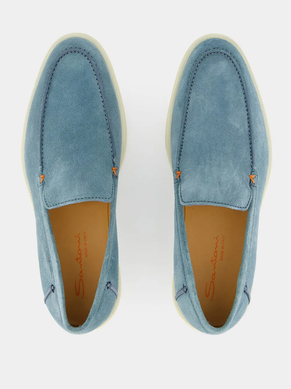 Light Blue Suede Loafer sold by Fashion Clinic product image thumbnail 4