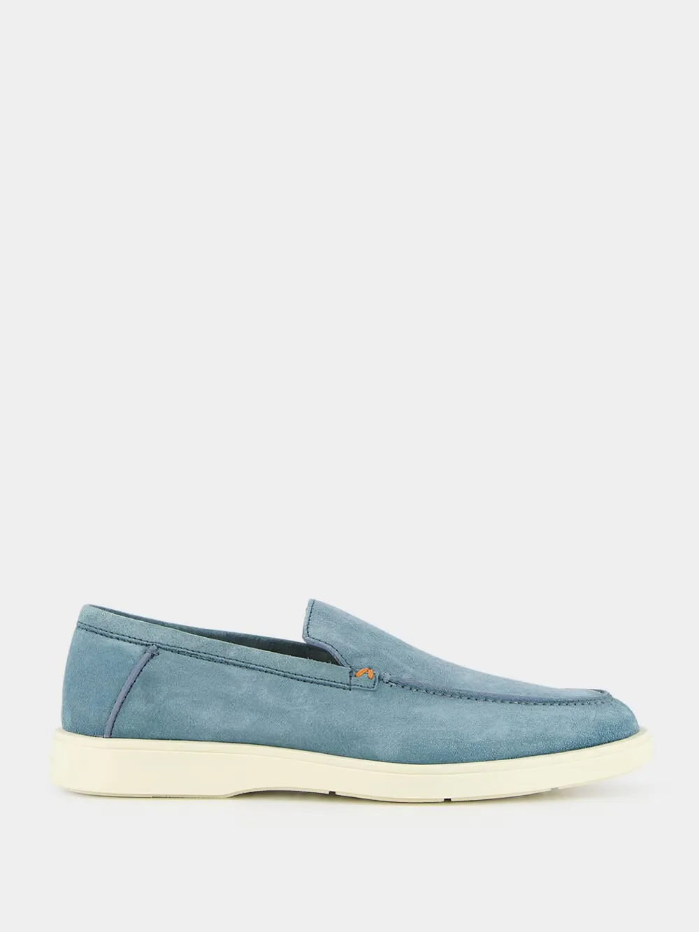 Light Blue Suede Loafer sold by Fashion Clinic