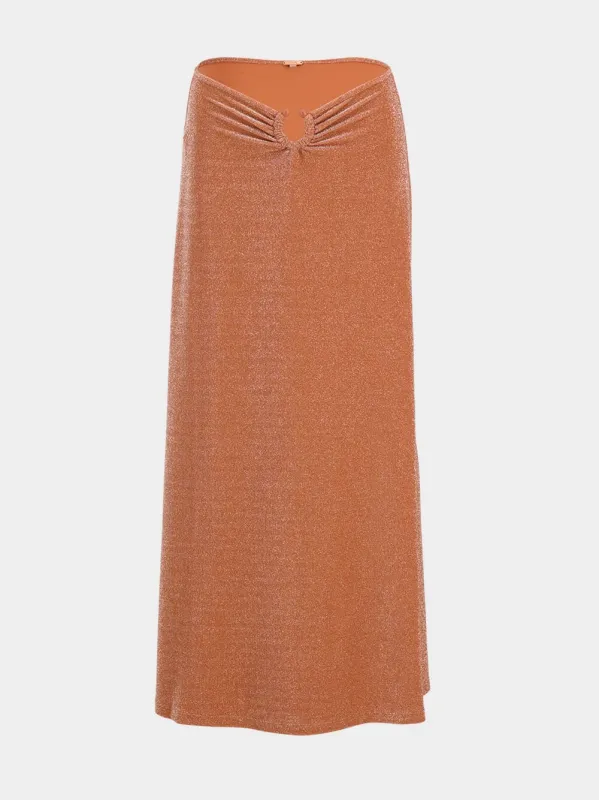 Peach Rainstorm Skirt sold by Fashion Clinic