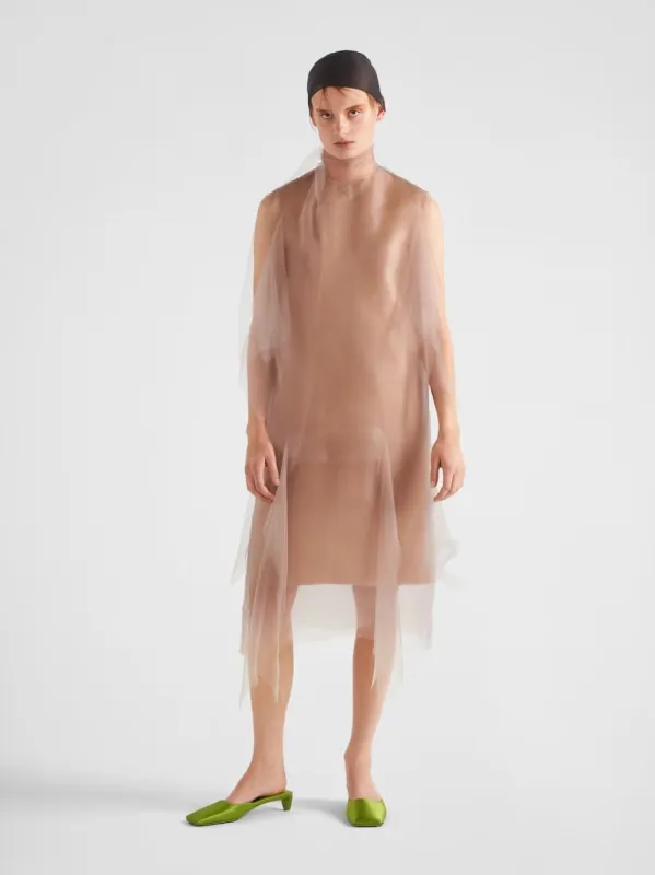 Sleeveless Voile Dress sold by Fashion Clinic