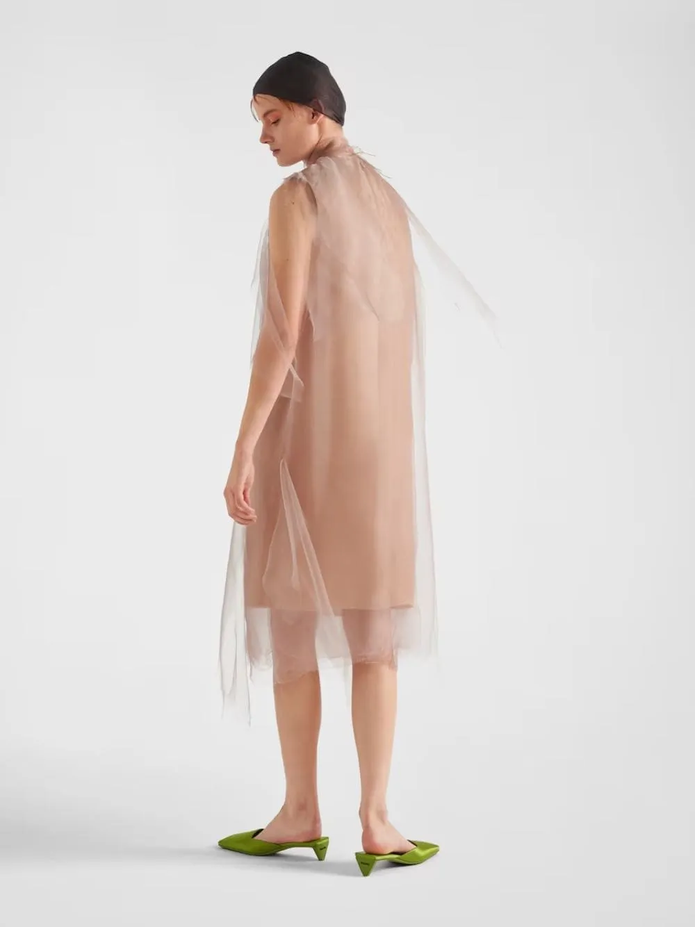 Sleeveless Voile Dress sold by Fashion Clinic product image thumbnail 3