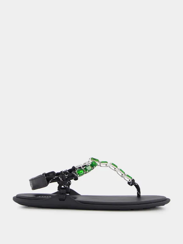 Jeweled Thong Sandals sold by Fashion Clinic