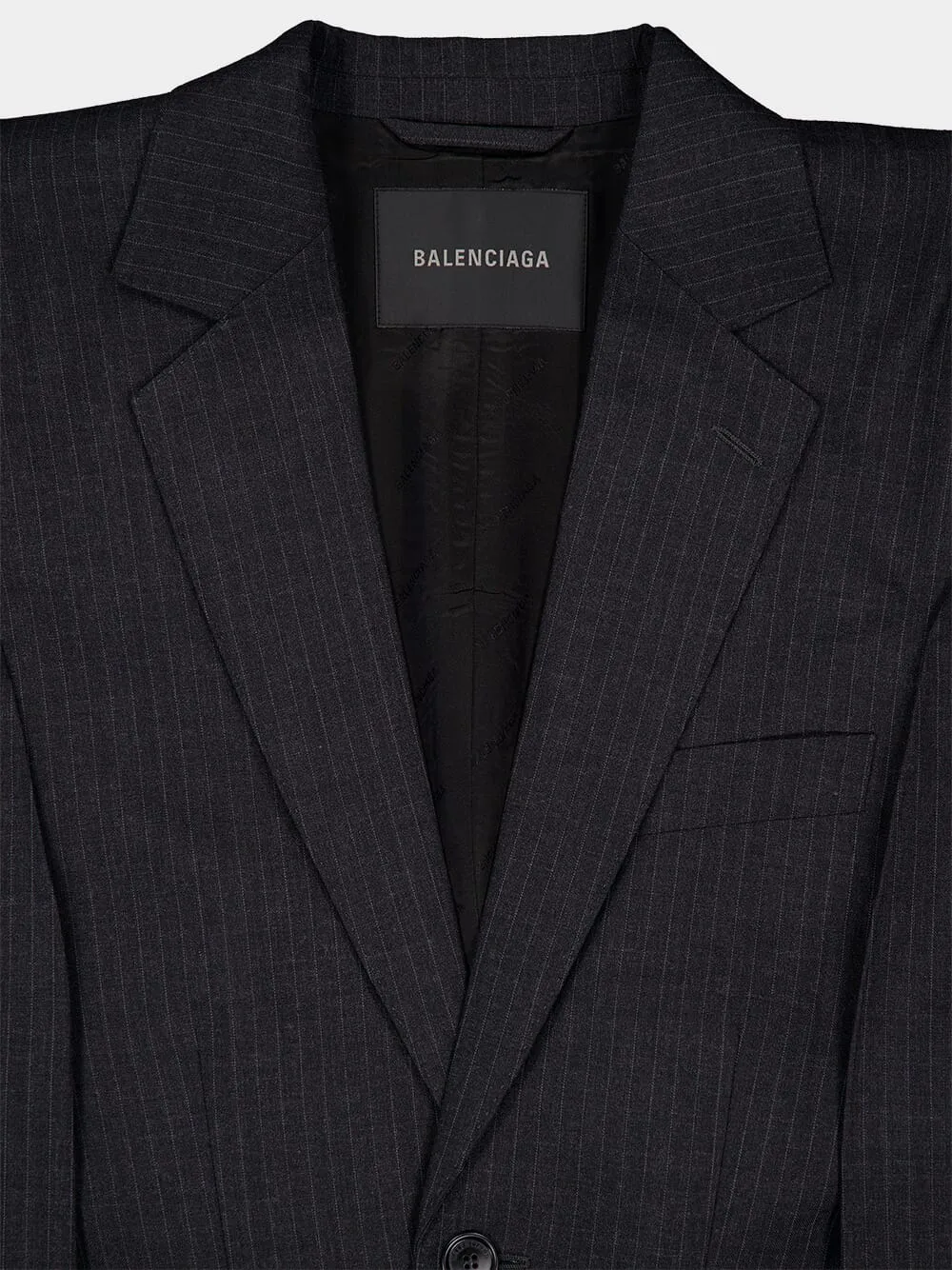 Pinstripe Wool Blazer sold by Fashion Clinic product image thumbnail 3