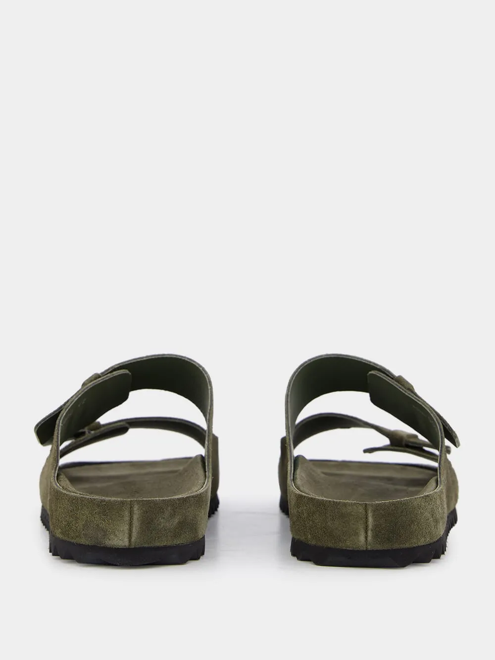 Agorà Green Suede Slides sold by Fashion Clinic product image thumbnail 5