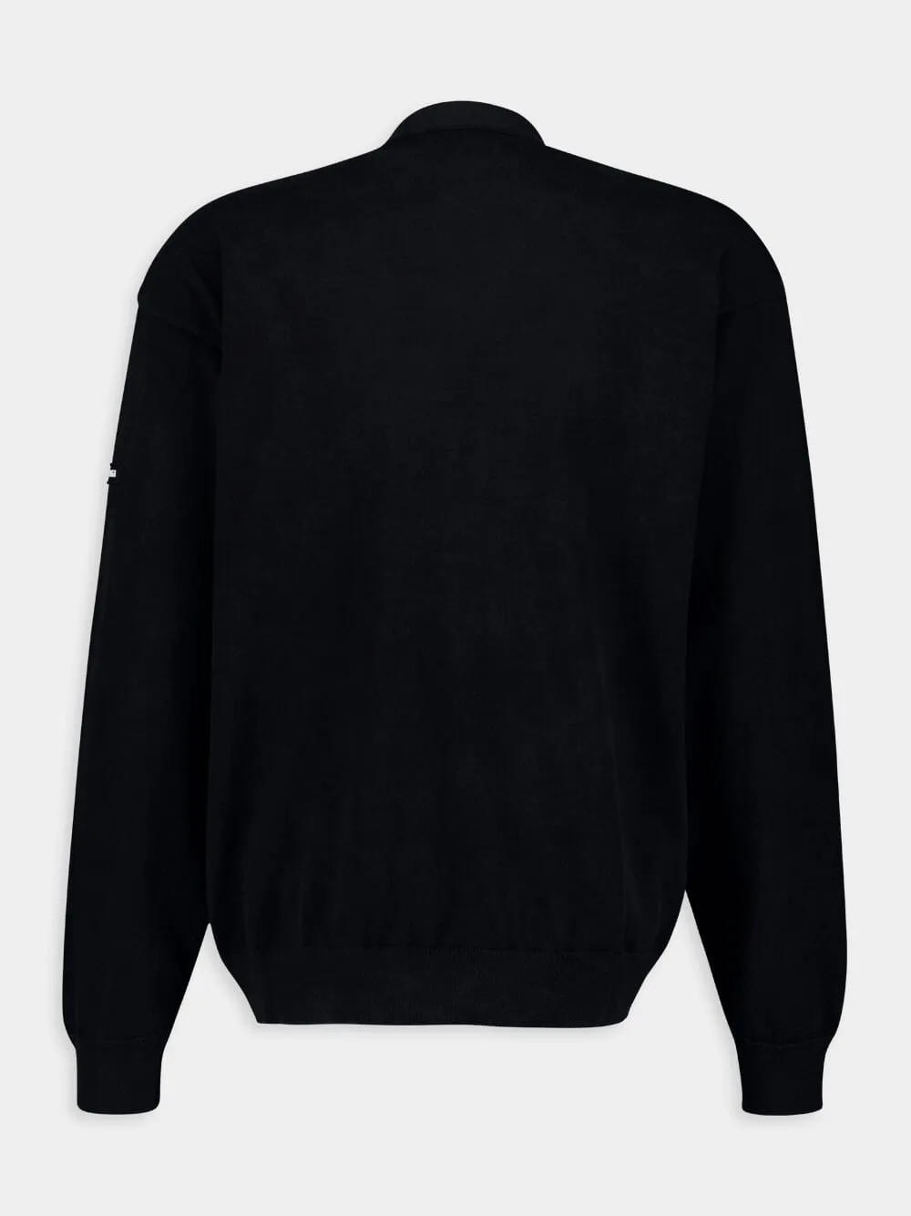 Black Cotton Cardigan sold by Fashion Clinic product image thumbnail 2