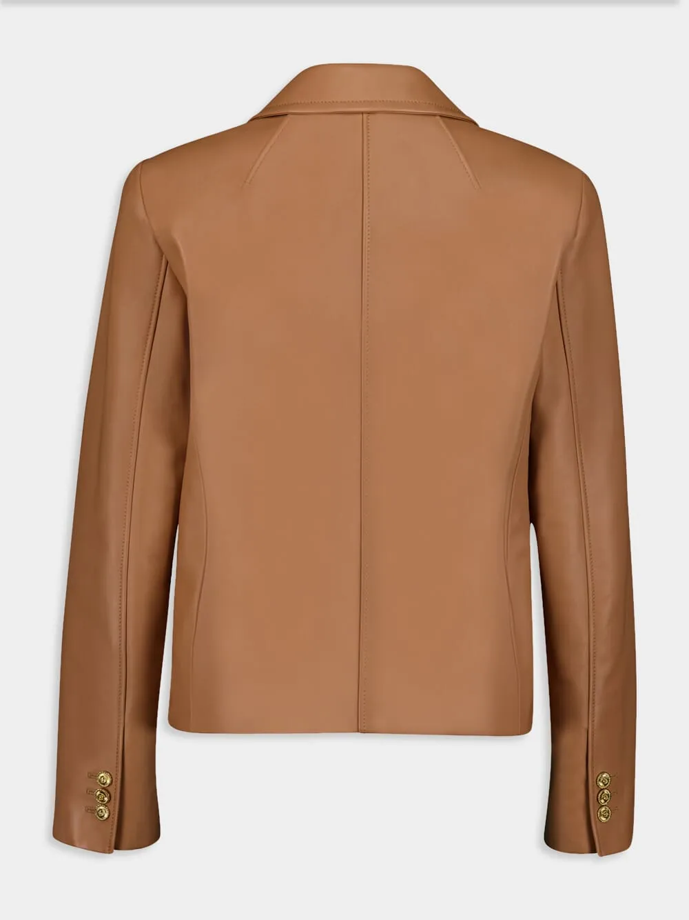French Plonge Leather Jacket sold by Fashion Clinic product image thumbnail 2