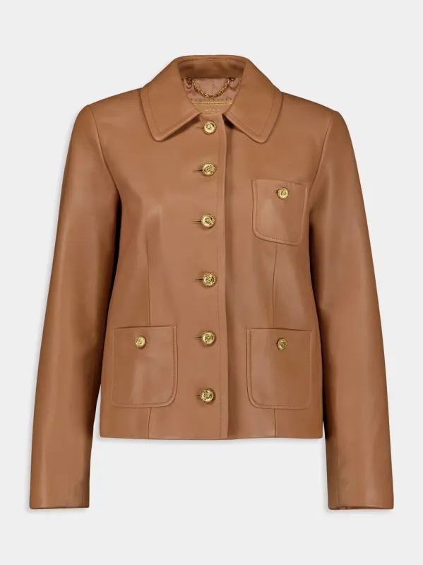 French Plonge Leather Jacket sold by Fashion Clinic